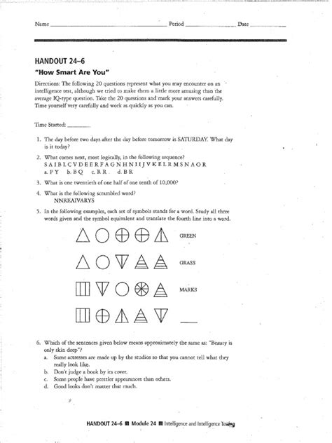 official mensa iq test